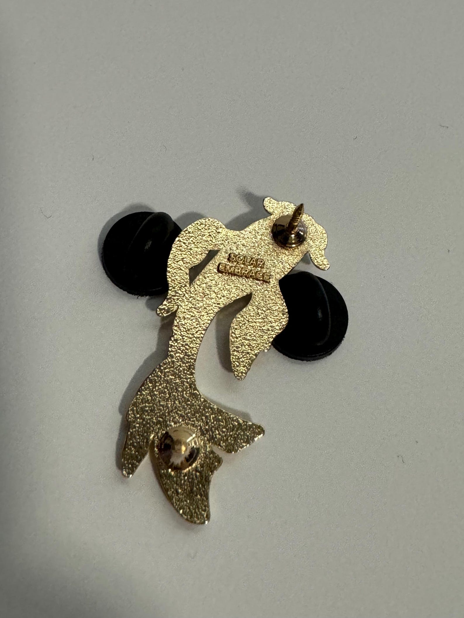 Yin Yang, Moon Fish, Koi Fish, Black and White Enamel Pins With Rubber ...
