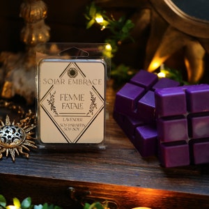 Femme Fatale | Mica Wax Melts |Luxury Lavender | Soy Wax Melts | Home Fragrance