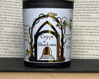 Crypt of Shadows Candle: LOTR-Inspired Soy Candle, 8oz