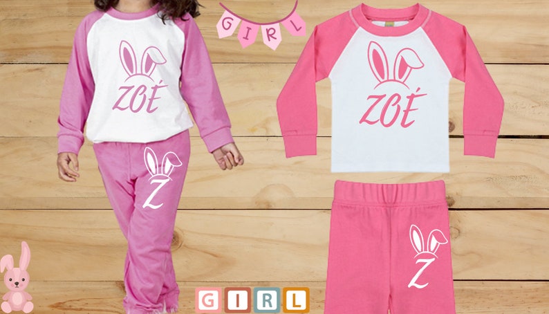 Kinderpyjamas, personalisierte Pyjamas, Kinderkleidung, personalisiertes Pyjama-Set, Weihnachtsgeschenk, personalisiertes Geschenk Bild 10