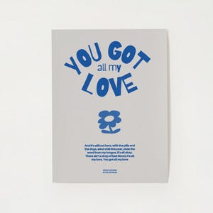 All My Love Poster