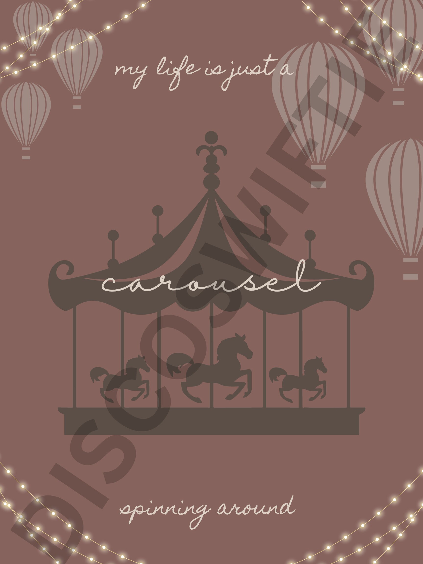5SOS Carousel Poster - Etsy
