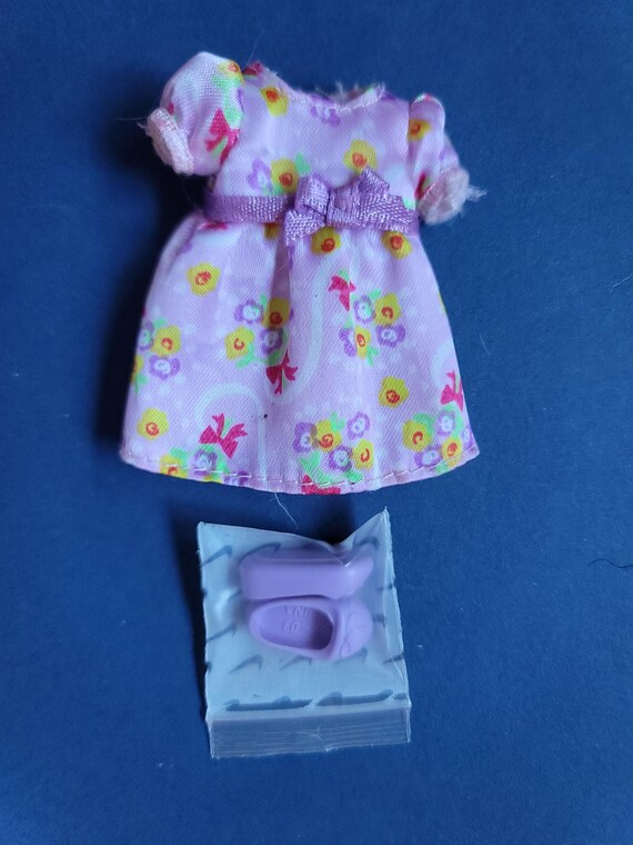 Vintage Kelly doll outfit with shoes, Barbie kids mattel Kelly Chelsea doll  clothes