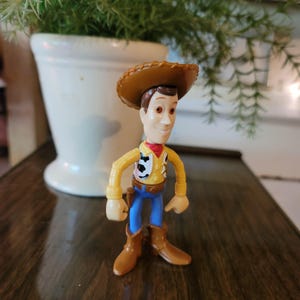 Disney Pixar Toy Story Woody mini figure doll, Toy Story doll, cowboy Woody