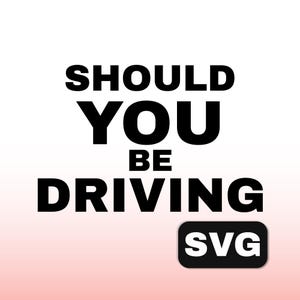 Sarcastic Driving Humor SVG: Car Decal Design
