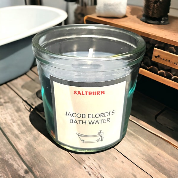 Jacob Elordi’s Bathwater Candle Saltburn themed. Saltburn Film, Saltburn Movie, Saltburn Merch, Directed by Emerald Fennell, Barry Keoghan