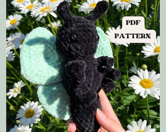 Butterfly crochet pattern, Amigurumi butterfly, Bug Crochet Pattern, Insect Crochet Pattern, Cute crochet plushie