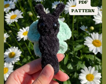 Low-sew Mini Butterfly Crochet Pattern, Butterfly Amigurumi Pattern, Insect Crochet Pattern, Bug Crochet Pattern