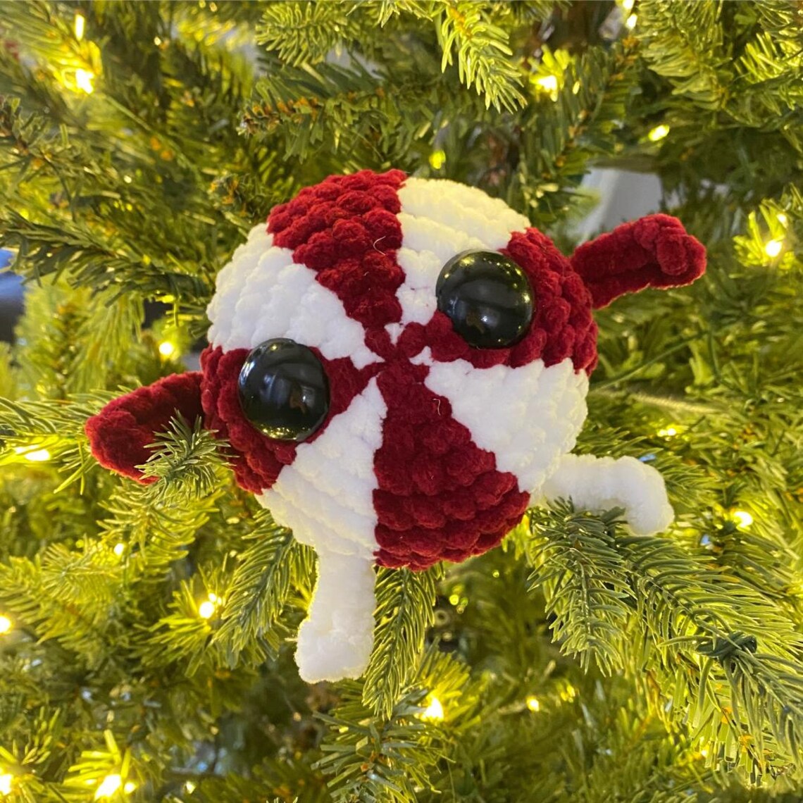 Peppermint Crochet Pattern, Peppermint Pal, Candy Cane Crochet Pattern ...