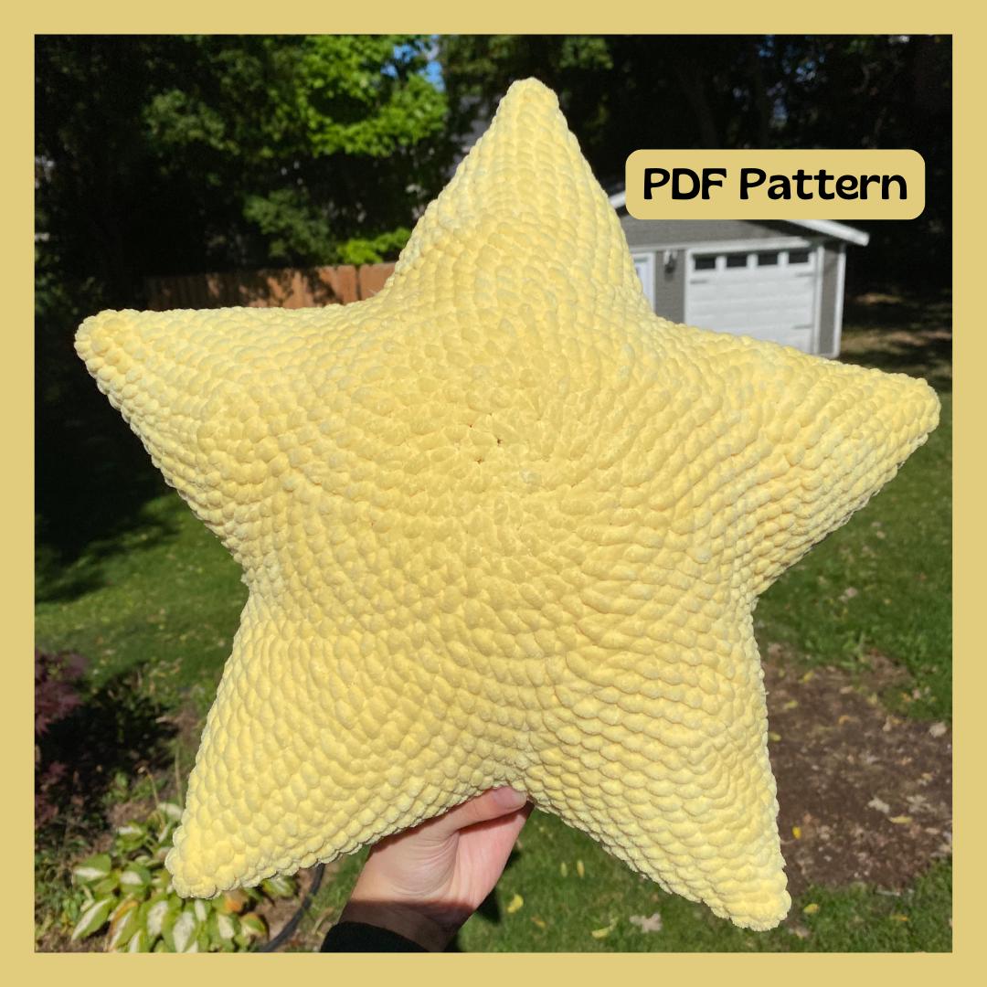 17 Star Pillow Crochet Patterns to Brighten Home Decor and Handmade Gifting 7 Star Pillow Crochet