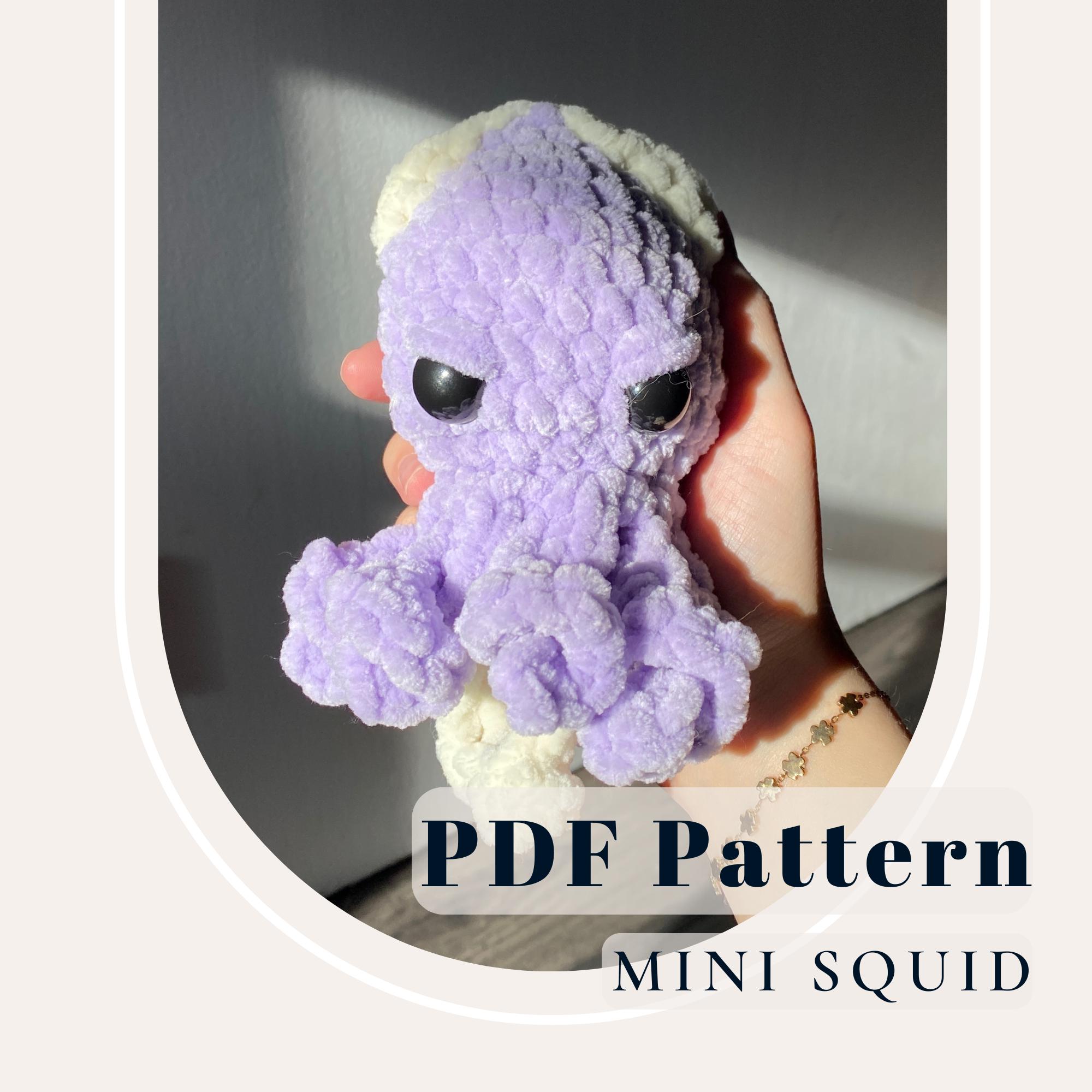31 Squid Crochet Patterns for Ocean-Loving Crafters 3 Crochet Mini Squid