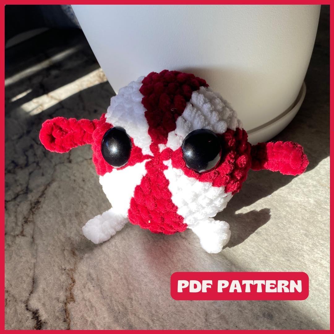 Peppermint Crochet Pattern, Peppermint Pal, Candy Cane Crochet Pattern ...