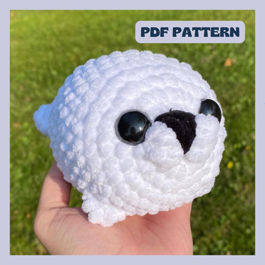 39 Seal Crochet Patterns for Ocean-Themed Amigurumi, Gifts, and Cozy Decor 36 Low-Sew Loaf Seal