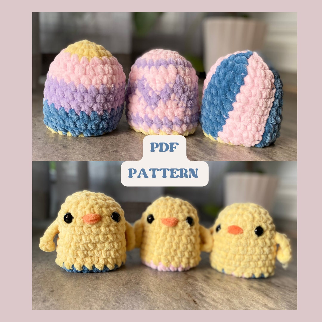 Reversible Easter Egg Chick Crochet Pattern, Easter Crochet Pattern ...