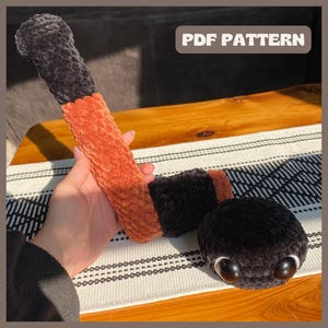 Hockey Stick and Puck Crochet Pattern – Amigurumi Sports Toy PDF – DIY Sports Gift Idea