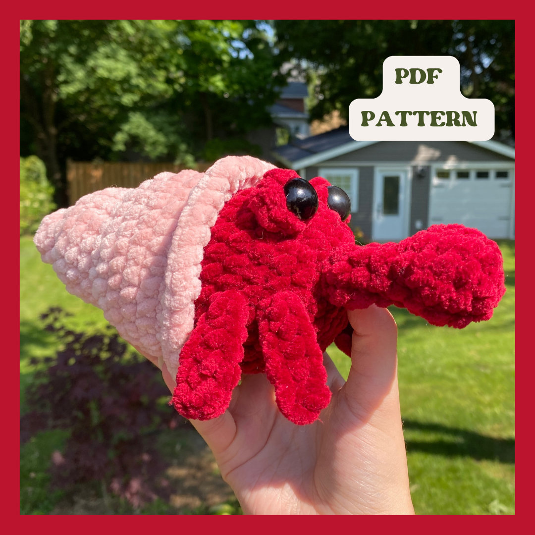 37 Crab Crochet Patterns for Cute Sea-Themed Makes You’ll Love Hooking 19 No-Sew Hermit Crab Crochet