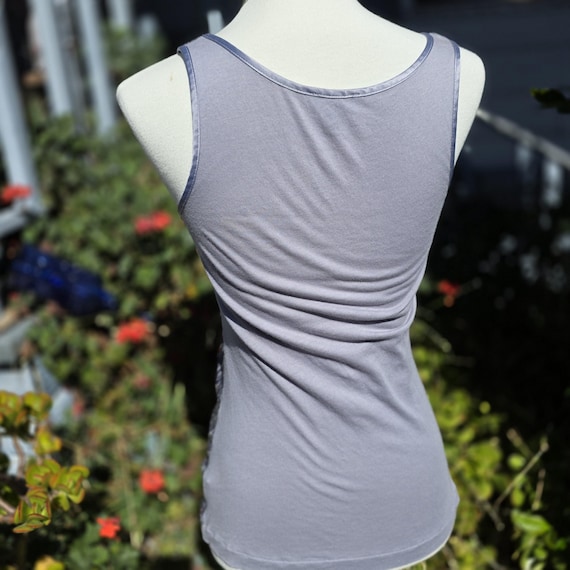 Silver Sequin Top — Express X-Small - image 4