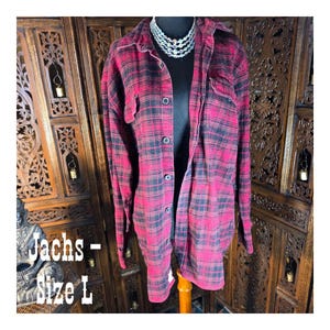 Vintage Red Flannel Shirt Collection Jachs –L