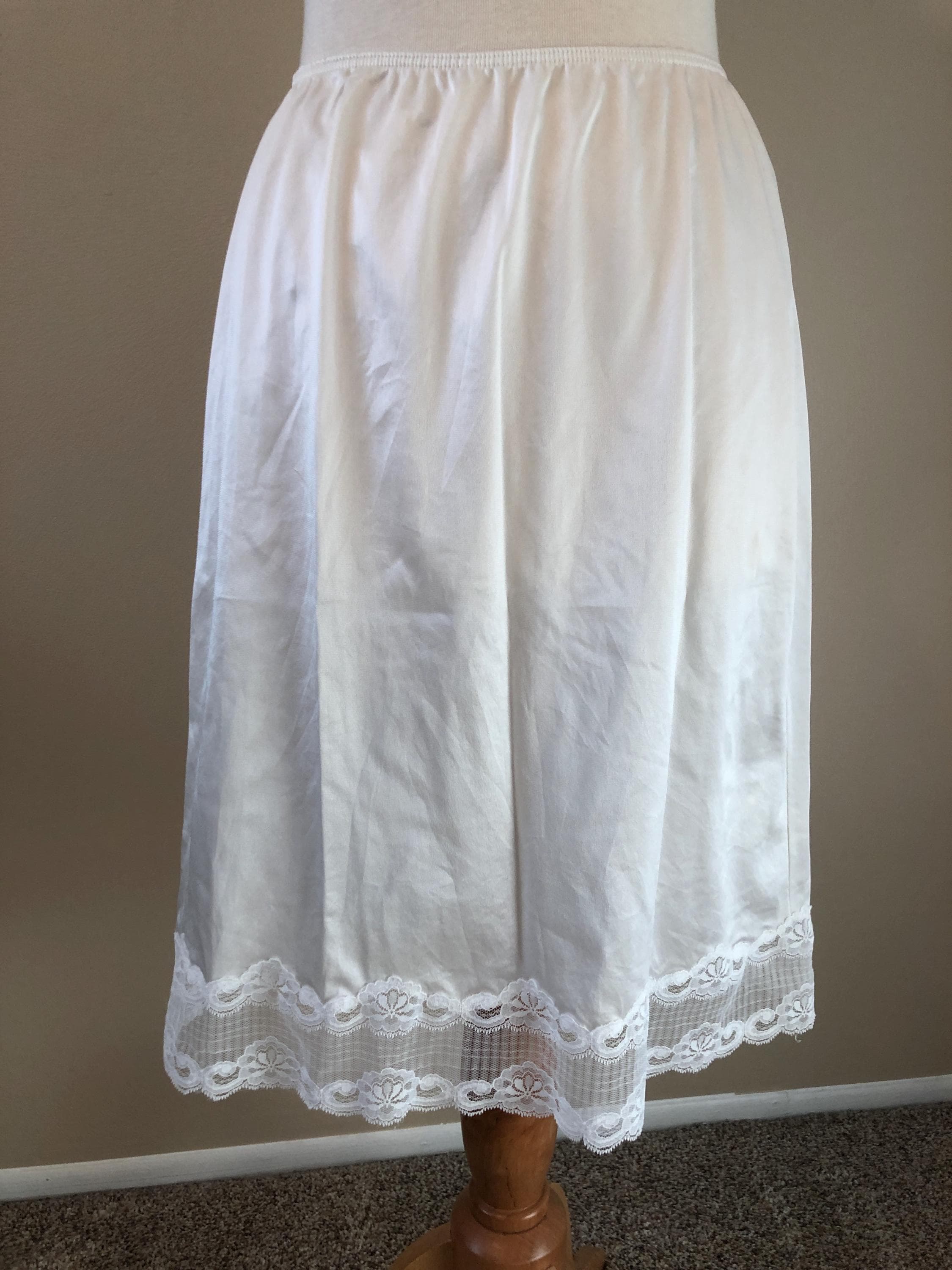 White Half Slip - Etsy