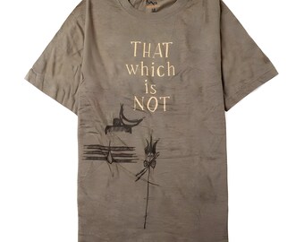 Unisex Cotton That Which is Not Printed T-shirt - Olive