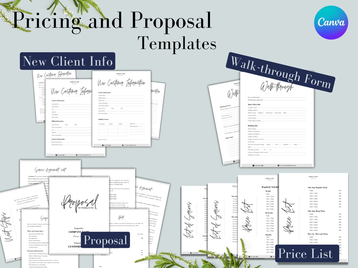 Cleaning Business Templates, Cleaning Business Bundle, Cleaning Service Cleaning Business Templates, Cleaning Business Bundle, Cleaning Service