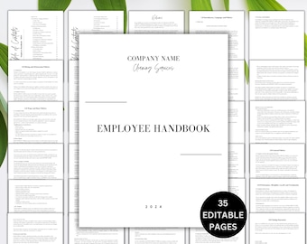 EMPLOYEE HANDBOOK TEMPLATE Human Resources Templates Human Resources Documents Entrepreneurial Small Business Employee Handbook Hr Manual