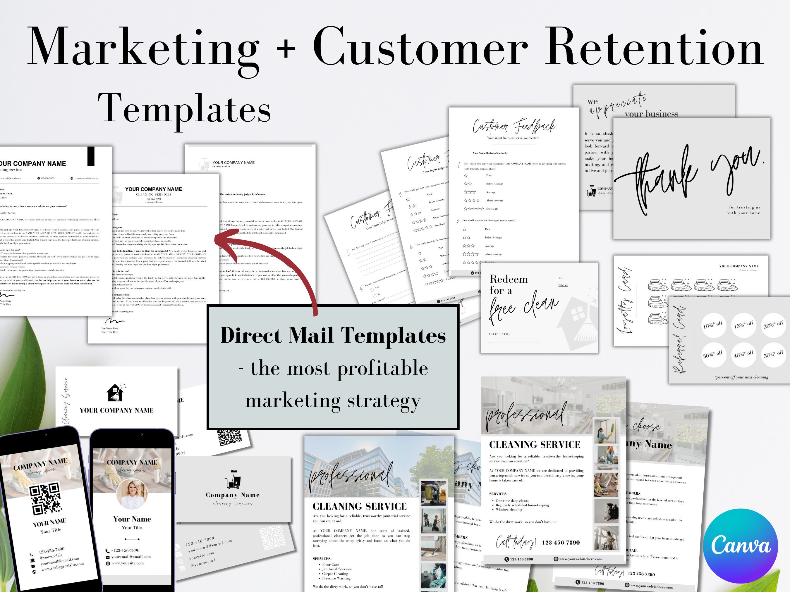 Cleaning Business Templates, Cleaning Business Bundle, Cleaning Service