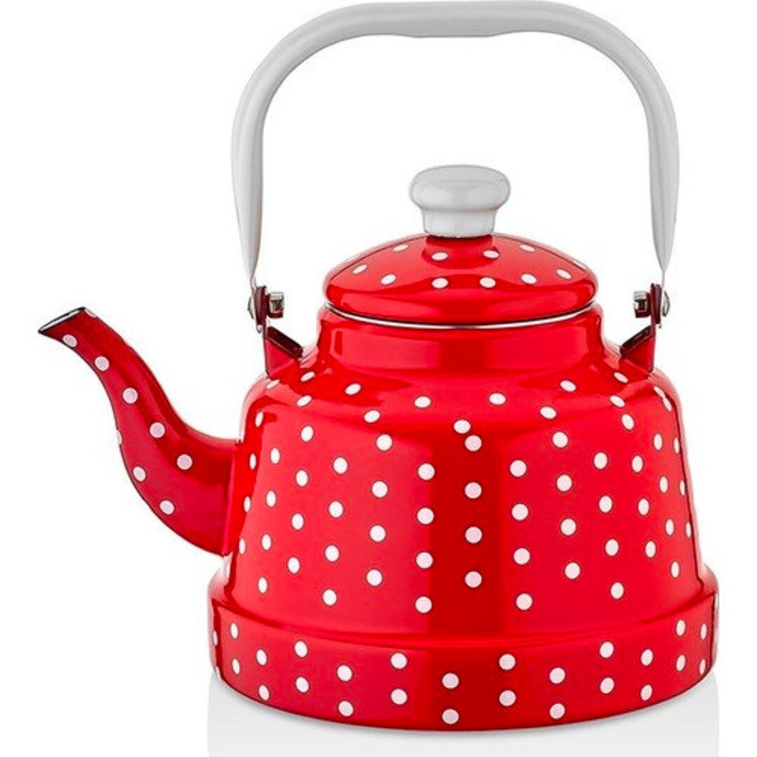 Enamel Red Teapot2.5lteapotsturkish Teapotsteapot Setturkish Tea Setturkish Tea Kettles