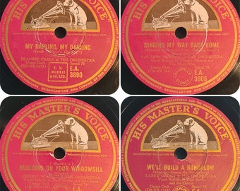 Freddy Martin & His Orchestra collection of 9 vintage shellac records 78 RPM