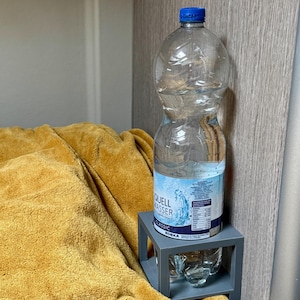 Bottle holder + cup holder for the bed - Camper Van Pössl