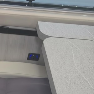 Quick-clip holder for the dinette table in camper vans (Roller Team panel vans and similar) - set of 2