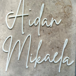 Custom 3D Printed Letters -M (8cm Word Height) DIY Signage, Event ...