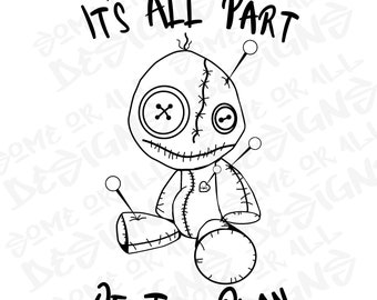 Voodoo Doll PNG Digital Halloween