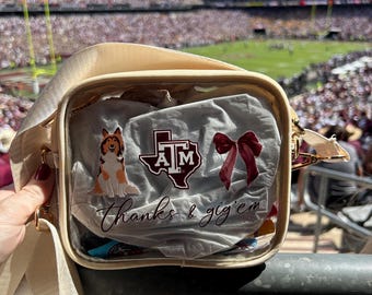 Gigem Aggies Clear Purse