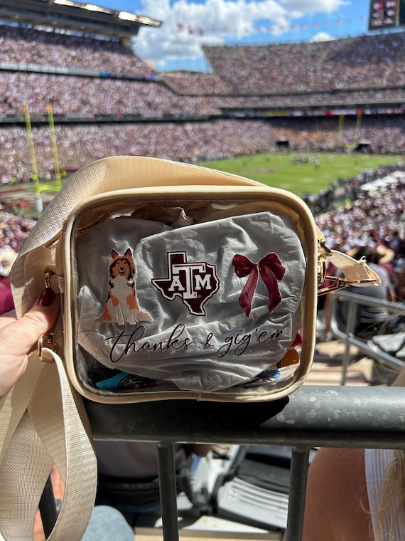 Gigem Aggies Clear Purse