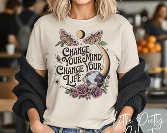 Change Your Mind Mystic Designs| Celestial Designs | Witchy Design PNG | Boho PNGS