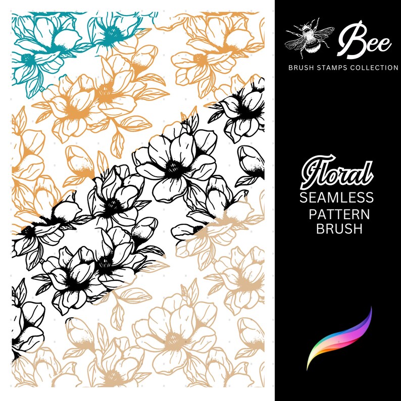 Honey Bee Procreate Stamp Brushes for iPad - Etsy