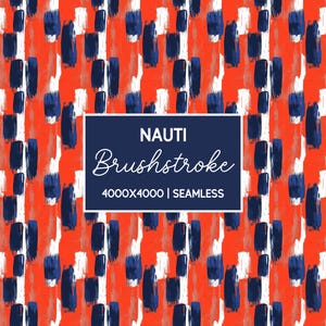 Nauti Brushstroke Seamless Pattern Design PNG | Brushstroke Paper | Sublimation Designs | Brush Stroke PNG