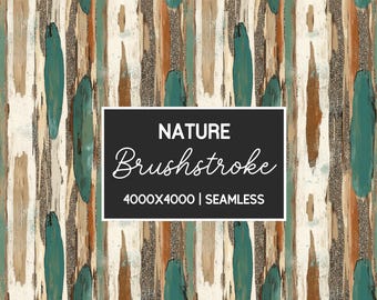Neutral Brushstroke Seamless Pattern Design PNG | Brushstroke Paper | Sublimation Designs | Brush Stroke PNG