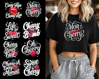 Diseño de cereza PNG / Diseños de moda / Cereza linda