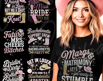 Bachelorette Party Design PNGs | Bach Party | Bridal Party PNGs | Bride PNG