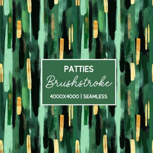 Patties Brushstroke Seamless Pattern Design PNG | Brushstroke Paper | Sublimation Designs | Brush Stroke PNG