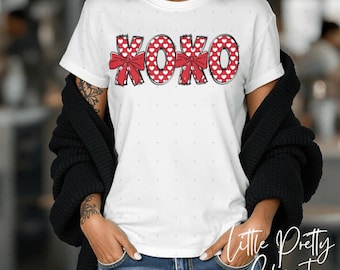 Coquette XOXO Valentines Day PNG | Trendy Valentines | Coquette PNG | Anti-Valentine Day