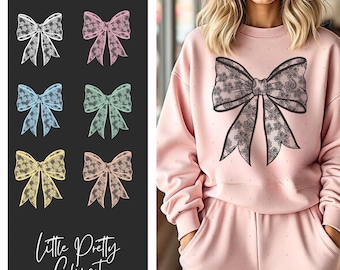 Coquette Lace Bows PNG | Coquette Lace Bow | Lace Easter| Happy Easter | Coquette Easter
