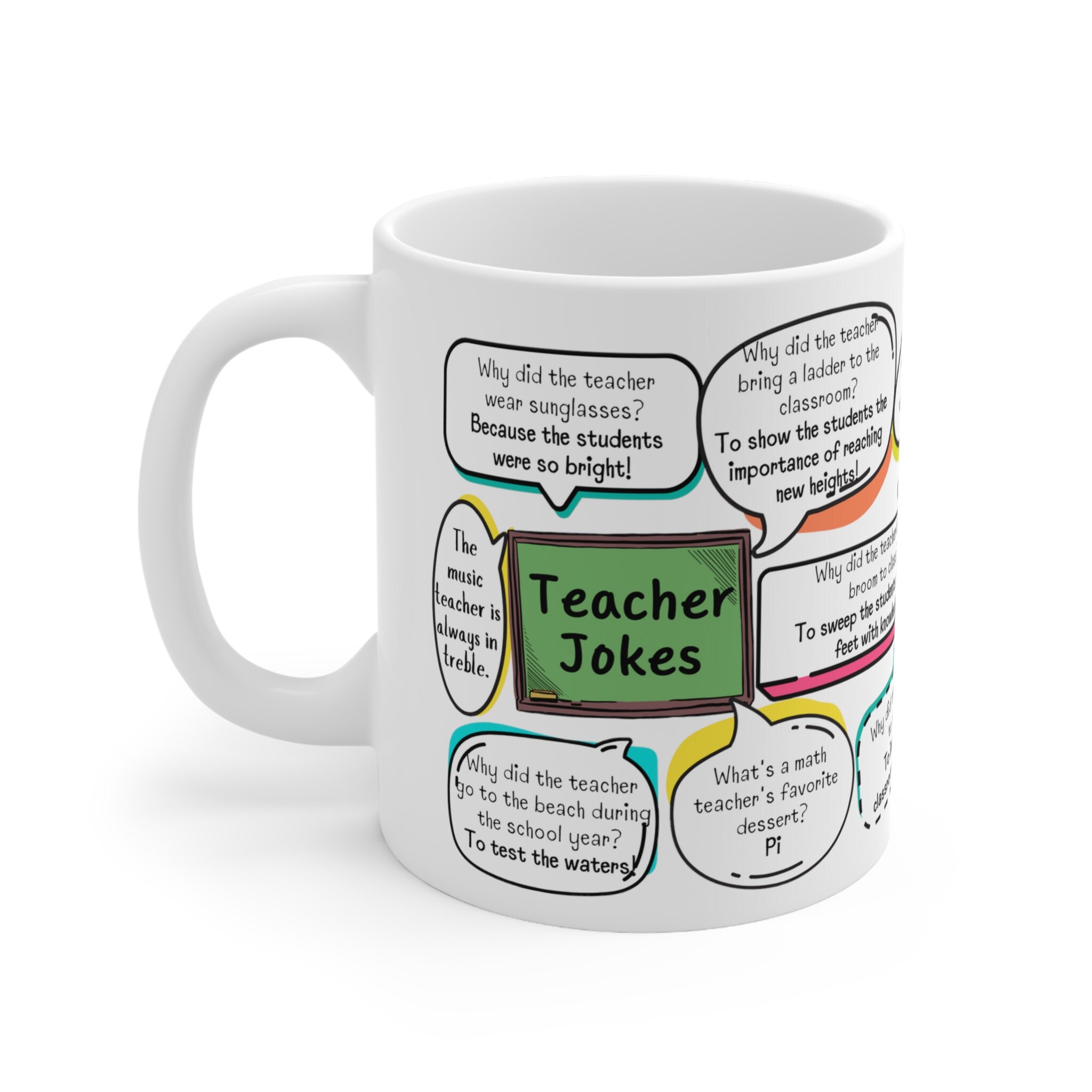Teacher Gift Mug, Teacher Jokes Mug, Gift For Teacher, 11oz Teacher Mug,  Teacher Appreciation Mug, Thank You Gift For Teacher, Funny Teacher, image size:2048x2048