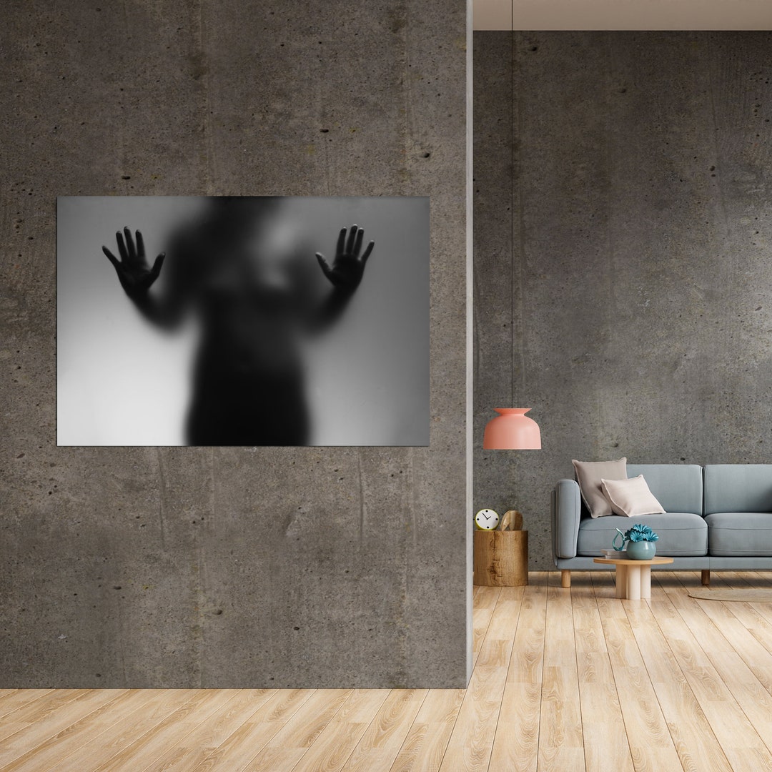 Black and White Blurred Nude Woman Photo Wall Art Wall Deco - Etsy