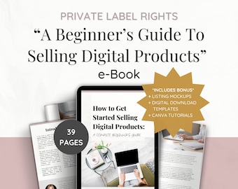 Done For You PLR eBook for Digital Products: A Complete Beginner&#39;s Guide | Lead Magnet Canva Template | Earn Passive Income | Coaching PLR