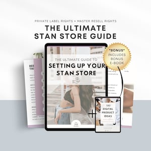 Starting Your Stan Store Guide | Master Resell Rights | MRR | DFY Digital Marketing Product | Canva eBook | Private Label Rights | PLR