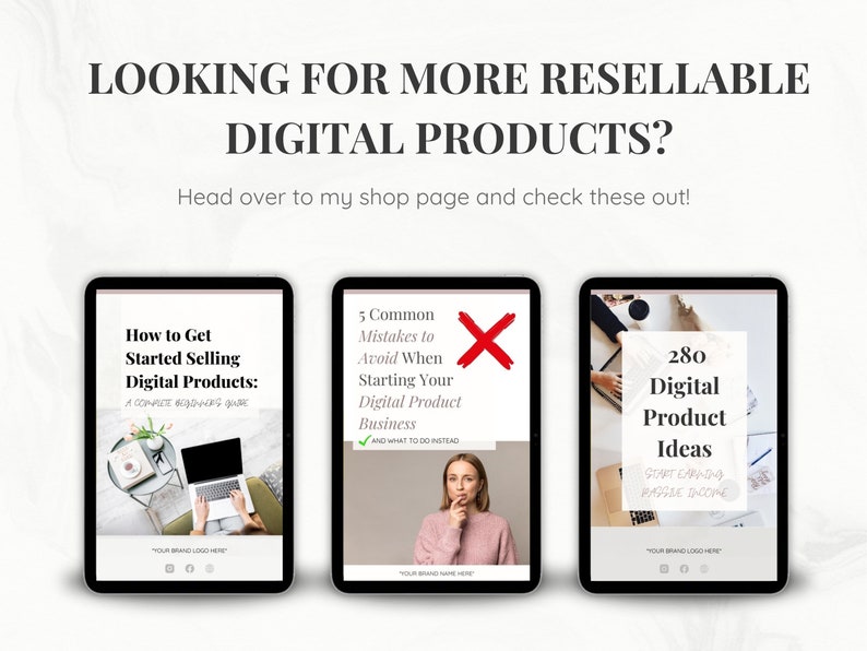 PLR Canva eBook Template | eBook Template For Resell | Earn Passive Income | Resellable eBook Template | Done For You Digital Product | PLR image 9
