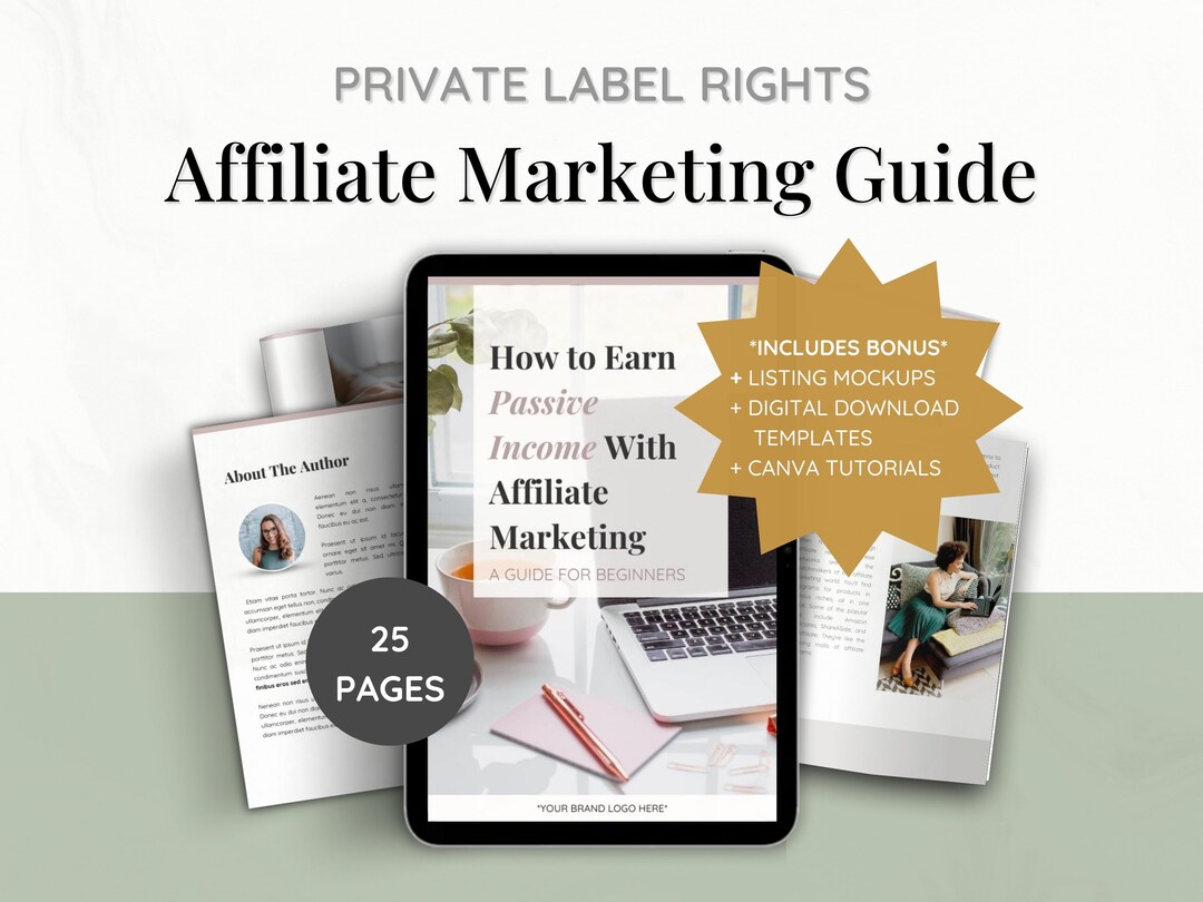 Done for You PLR Ebook Affiliate Marketing Guide | Ebook Canva Template ...